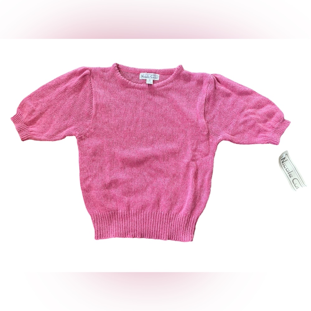 Pink Crew Neck Sweater